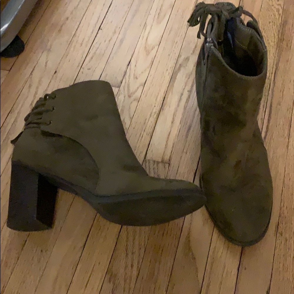 Green booties
